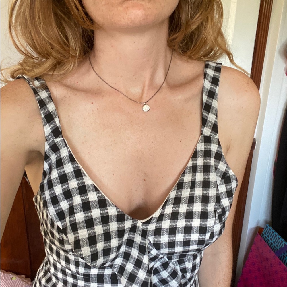 Boutique Essue Checkered Dress, S